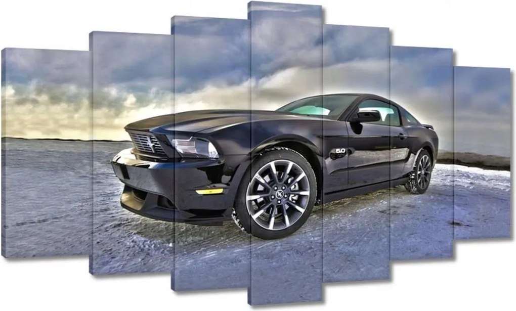 Képek 140x80 Ford Mustang a hóban Autó Klasszikus Made in Usa