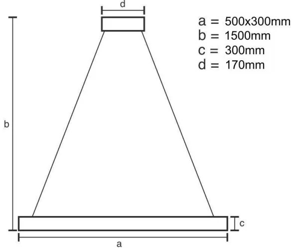 LED állítható fényerőjű lámpa kábelre LED/70W/230V 3000-6500K arany + DO