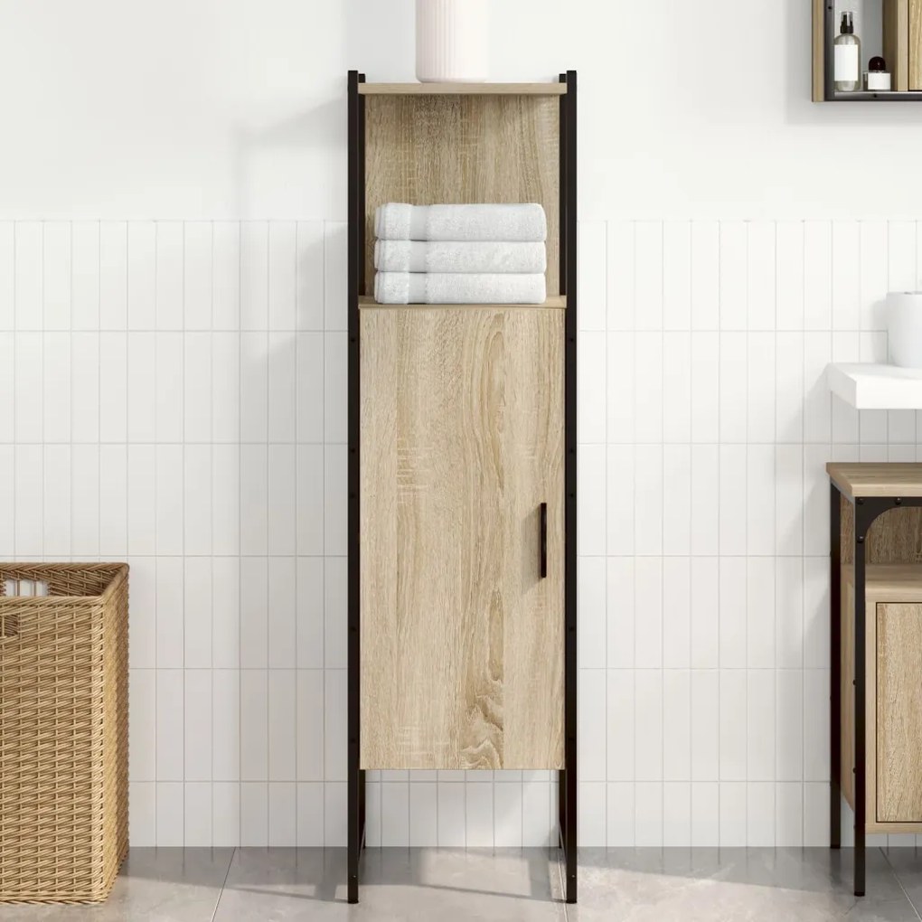 Magas kamraszekrény Világos tölgy Engineered wood