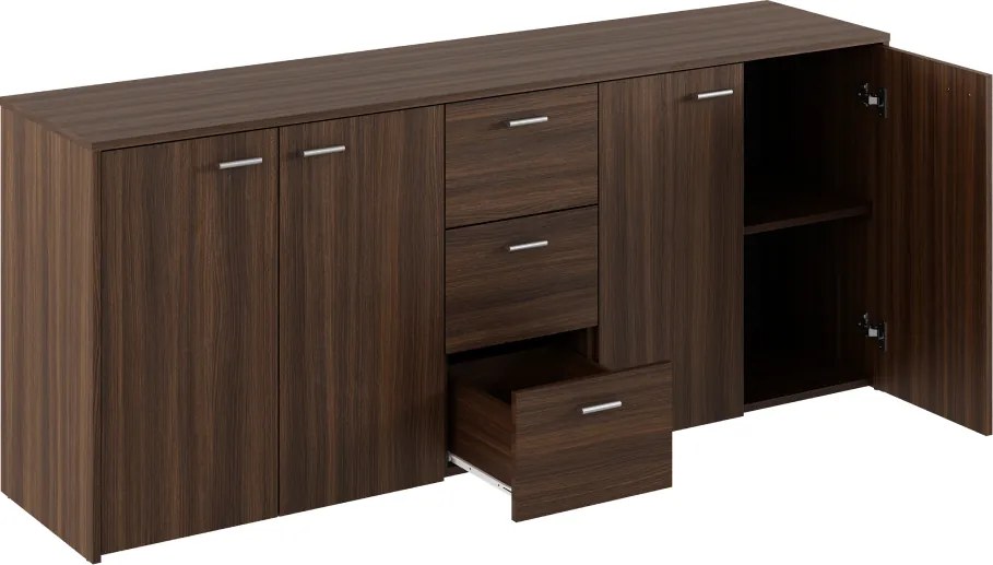 HUGOS 180 szekrény, tabacco dió