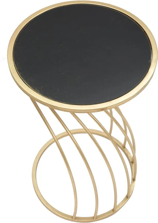 Kerek tárolóasztal üveg asztallappal ø 35 cm Flush – Mauro Ferretti