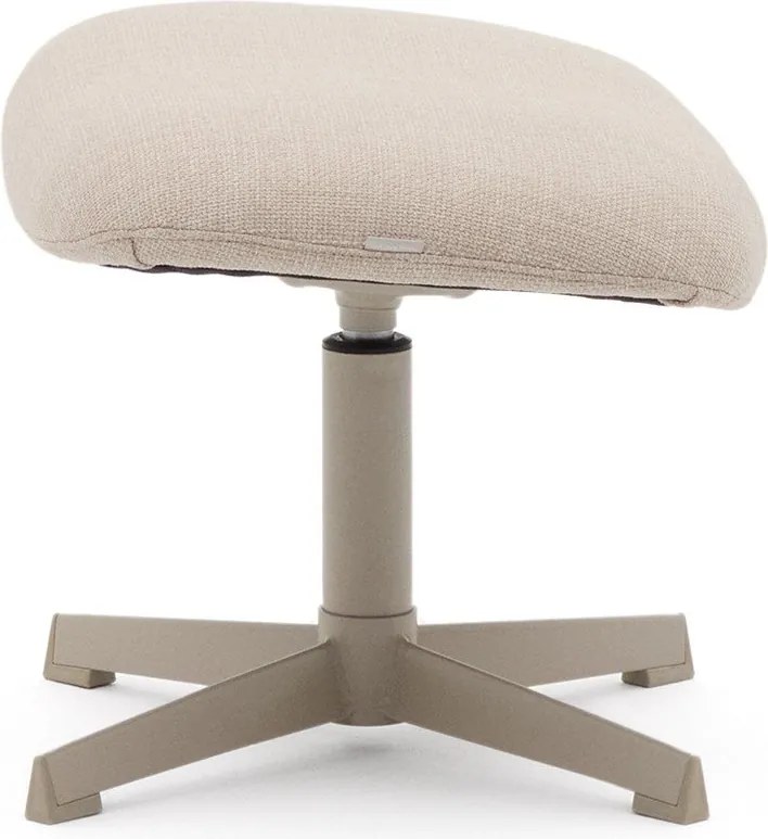 Bézs zsenília lábtartó Teryl – Kave Home