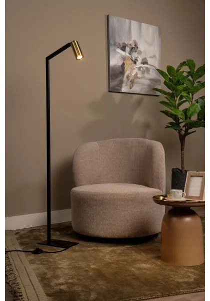 Lucide 45799/01/30 - Állólámpa SYBIL 1xGU10/35W/230V fekete/arany