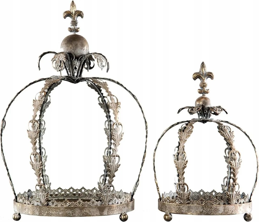 Karácsonyi Lampion Korona Régi Arany Retro Vintage Karácsony 2DB