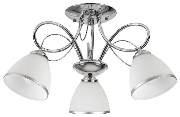 Brilagi - FRED felületre szerelt csillár 3xE27/60W/230V, átmérő 59 cm, fényes króm