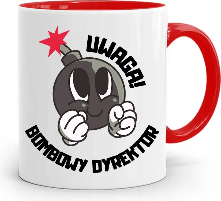 Igazgatónak Piros Bob Igazgató Bögre fényképes nyomtatással