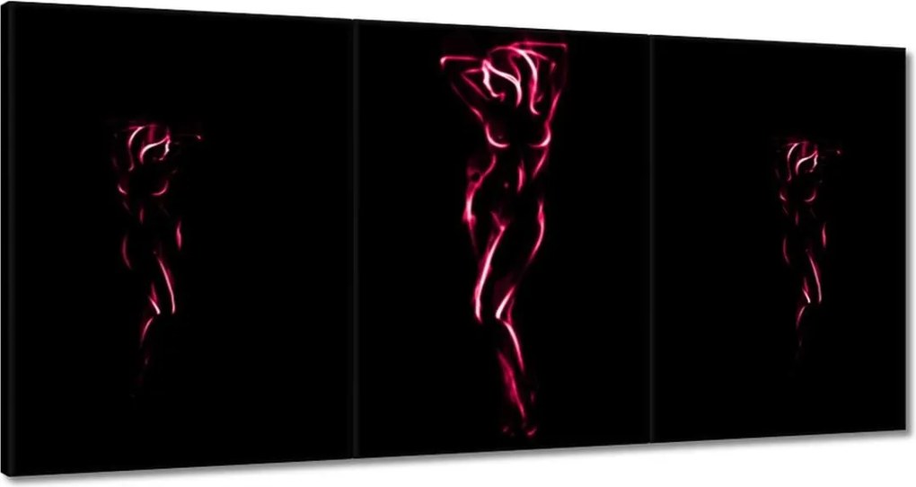 Vászonkép 180x90 Forró lány rózsaszín