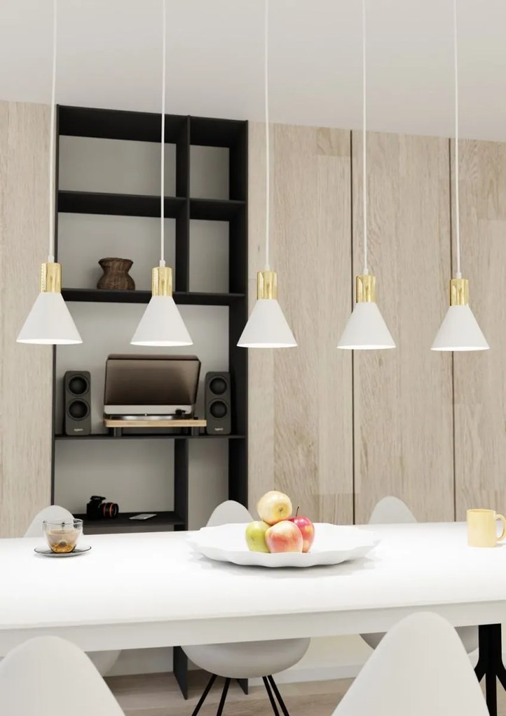 Emibig modern függeszték rosa fehér emi1389/5