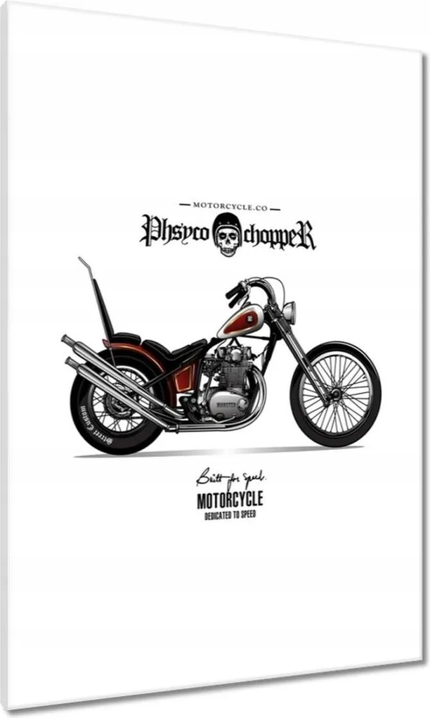 Vászonkép 70x100 Motorkerékpár Antik Vintage