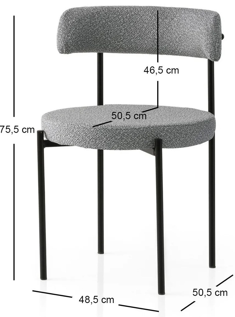 Étkezőszék szett (2 db) Gını - 4012 V2