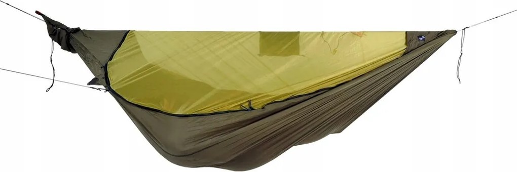 Ticket To The Moon Pro függőágy szúnyoghálóval 325 x 170 cm Army Green/Green