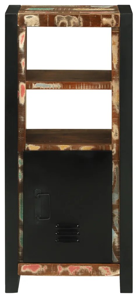 Fürdőszobai Faliszekrény 40x30x90 cm Tömör Fa Újrahasznosított
