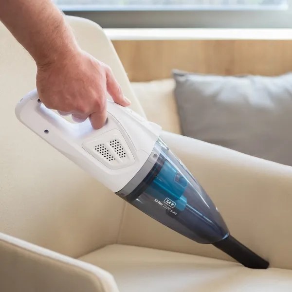 Niceboy ION Hurricane R1 - Újratölthető kézi porszívó 50W/2200 mAh fehér/kék