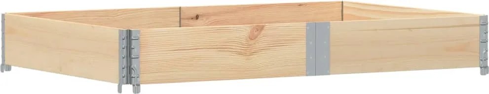 vidaXL tömör fenyőfa kerti virágláda 150 x 00 cm