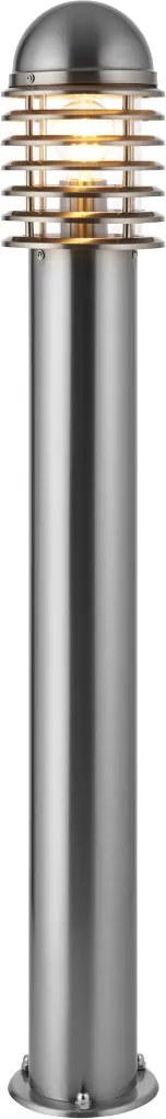 ENDON YG-6003-SS LOUVRE Modern Kültéri Állólámpa Polírozott Rozsdamentes Acél, Átlátszó E27 IP44