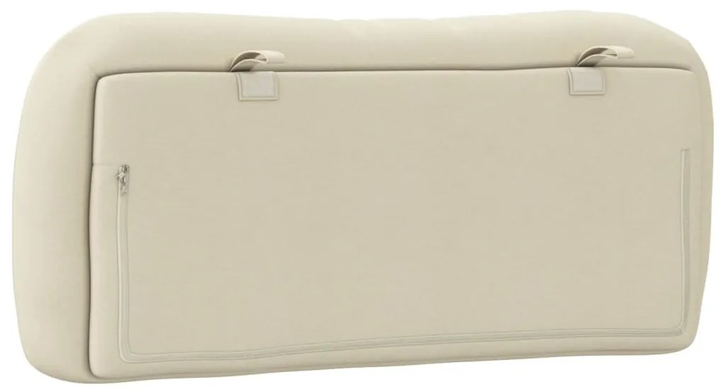 krémszínű szövet fejtámla párna Hvar 80 cm