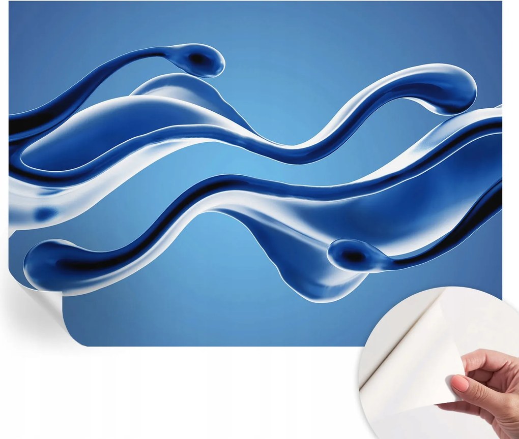 Öntapadós tapéta 3D fali furnér Absztrakt könnyűség 208x146 cm