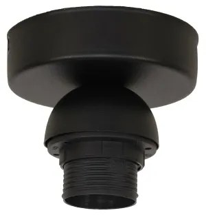 Duolla - Fali lámpa TOKYO SHINY 1xE27/15W/230V átm. 50 cm réz/fekete