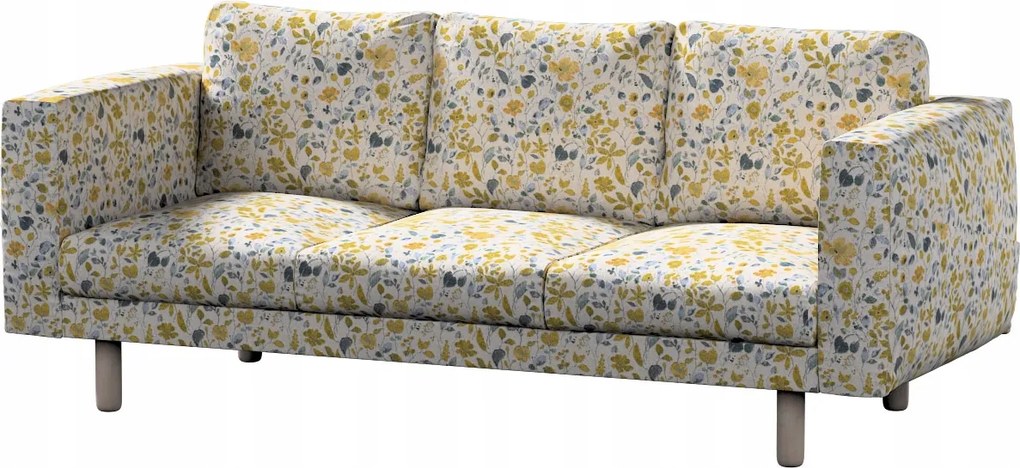 Norsborg 3 személyes kanapé huzat Ikea sárga-kék