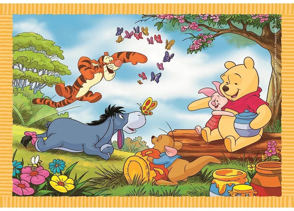 Disney Micimackó Fun Days Forever 4 az 1-ben puzzle Clementoni