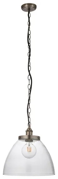 Endon 106896 - HANSEN láncos csillár 1xE27/10W/230V matt króm