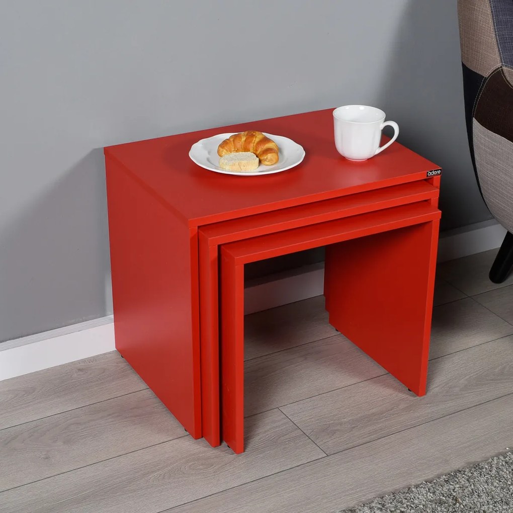 SHP Red kisasztal szett, 3 db