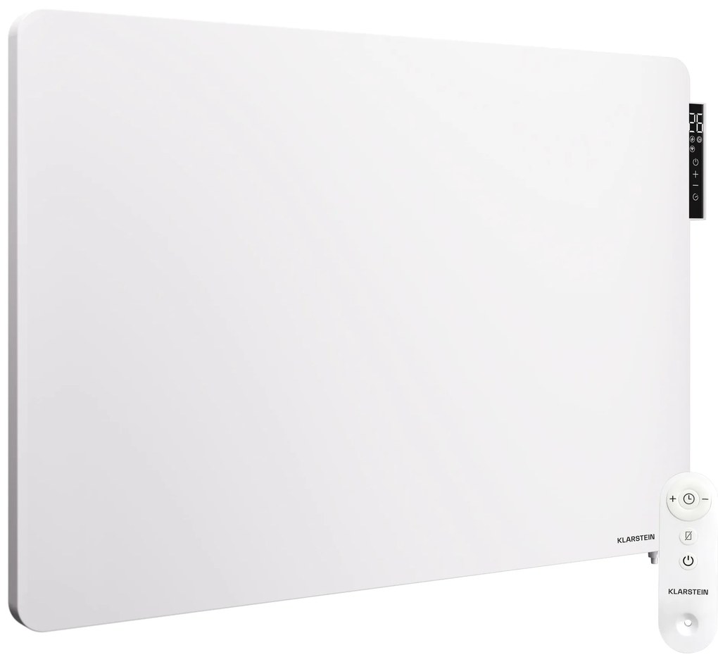 Klarstein Wonderbeam hibrid infravörös fűtőtest | 650 W | 6–12 m² | Modern kialakítás | 60x84 cm