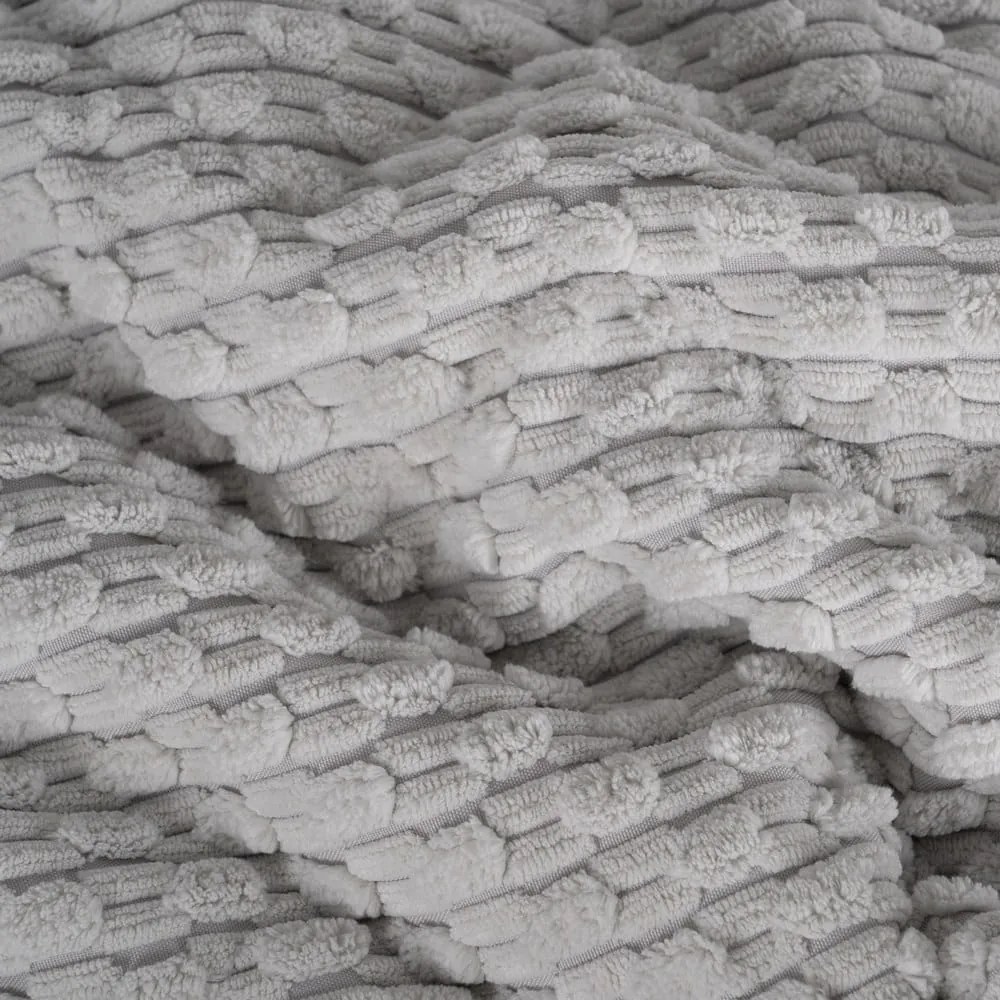 Világosszürke steppelt ágytakaró 180x260 cm – Ixia