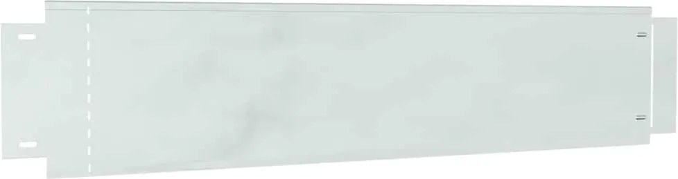 vidaXL Fű kerítés Horganyzott szín 100 x 20 x 0.07 cm Horganyzott Acél