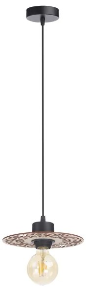 Csillár zsinóron FALCO 1xE27/60W/230V átm. 20 cm bézs