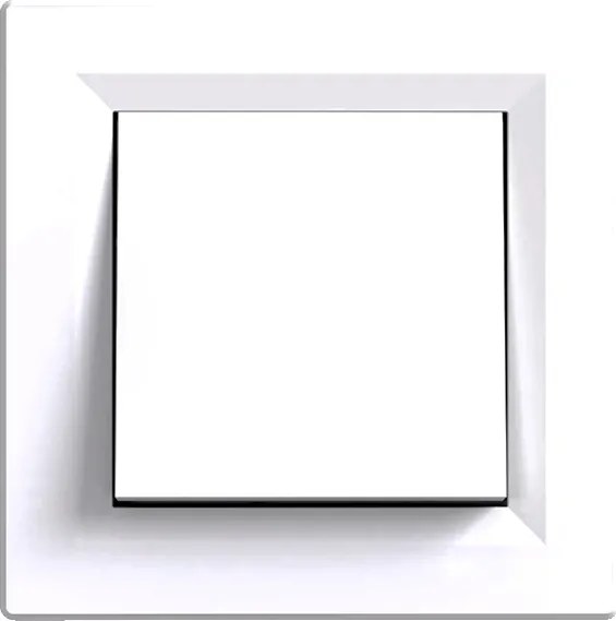 Nova egy áramkörös egypólusú kapcsoló 10A 250V 101 fehér kerettel