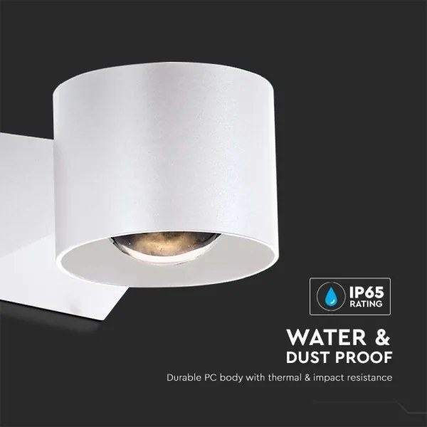 LED Kültéri fali lámpa LED/5W/230V 3000K IP65 fehér