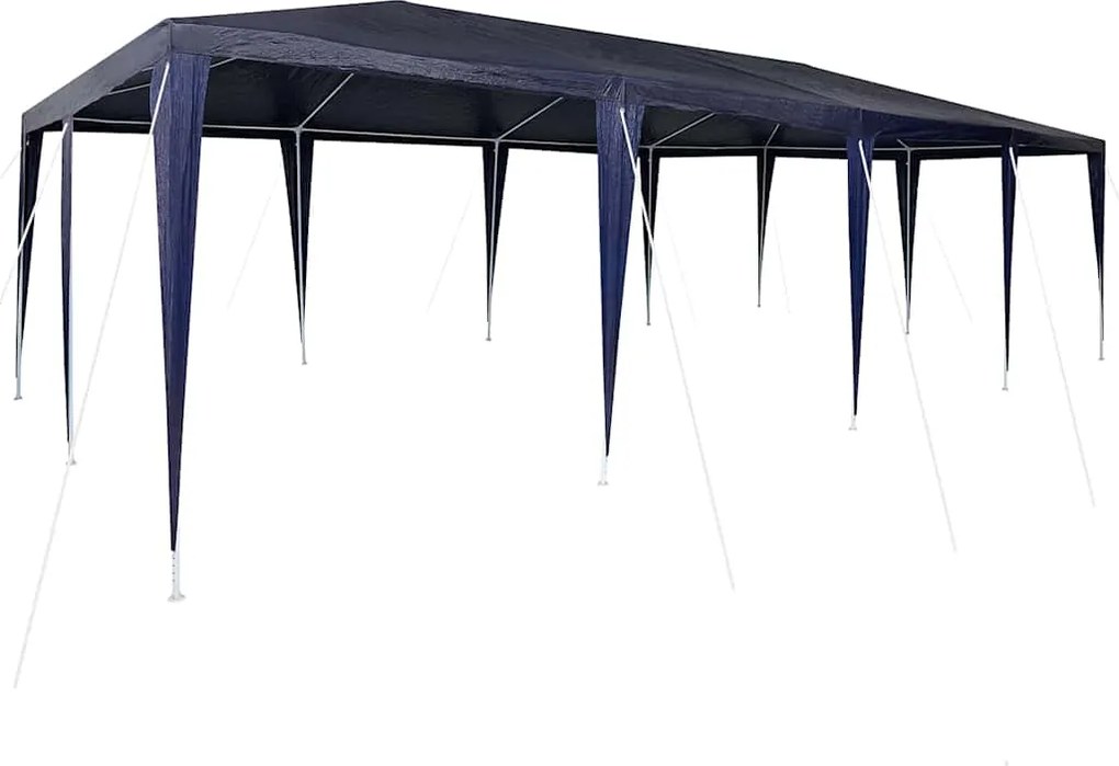 vidaXL Partysátor Kék 800 x 400 x 266 cm Poliészter és Acél