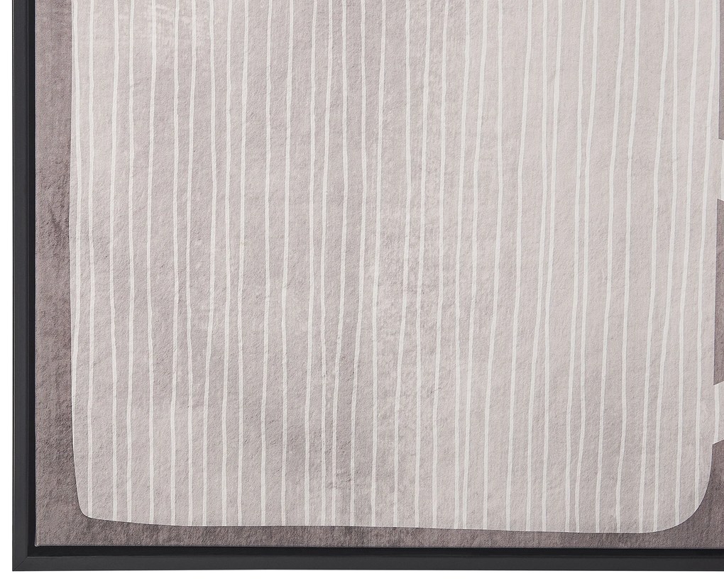 Szürke keretezett kép 63 x 93 cm CREDERA Beliani