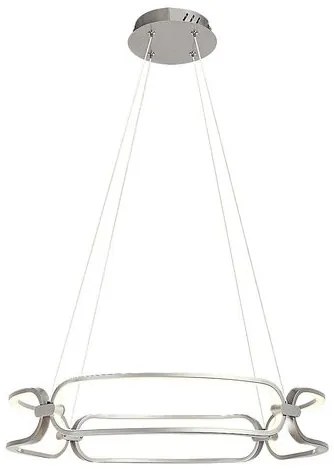RÁBALUX 72010 FRINGILLA Modern Led Függesztett Lámpa Szatin Króm IP20