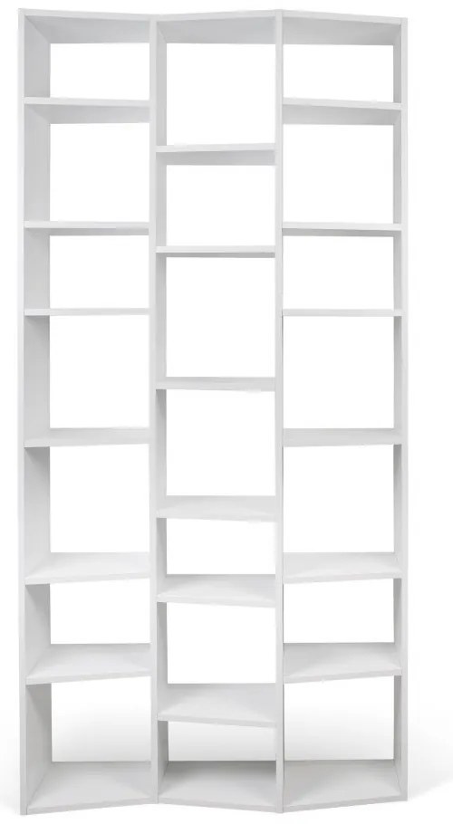 Fehér könyvespolc 108x224 cm Valsa – TemaHome