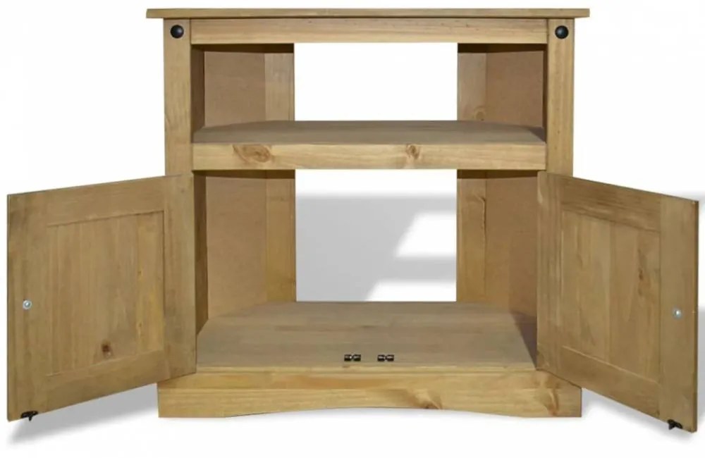 Mexikói corona fenyőfa konzol asztal 80x43x78 cm