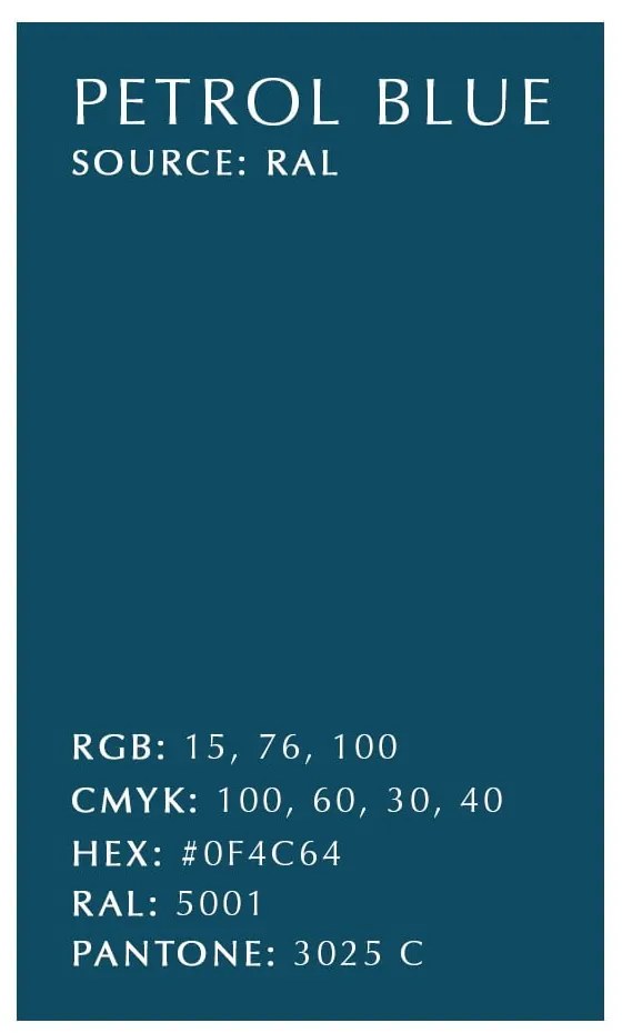 Petróleumkék LED függőlámpa fém búrával ø 43 cm Asteria Medium – UMAGE