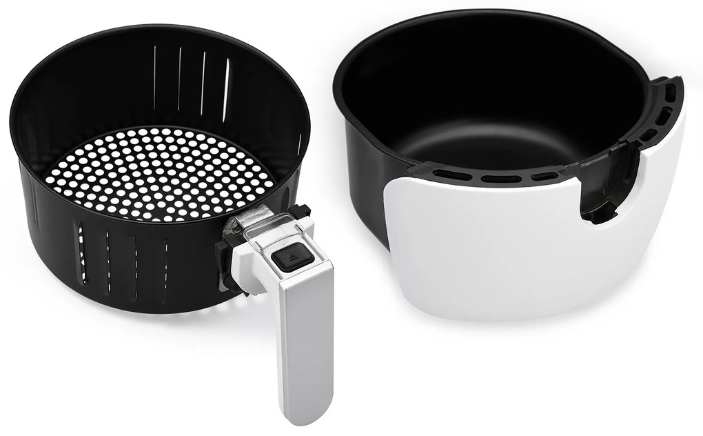 monzana® Forró levegős sütő FRYER 1 fehér - 9 az 1-ben érintőképernyővel 1485 W 3,6 l