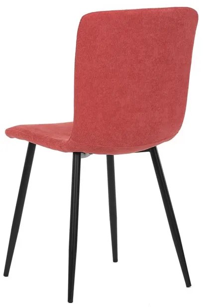 Piros Kordbársony Étkezőszék. DCL-964 RED2
