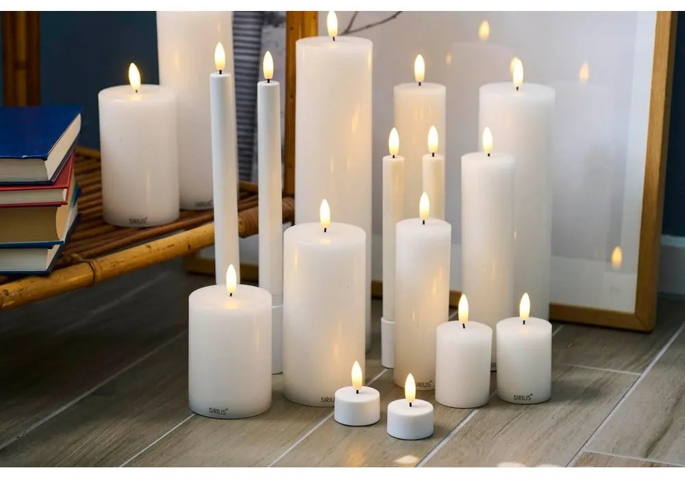 LED gyertya szett 2 db-os (magasság 3 cm) Sille Exclusive – Sirius