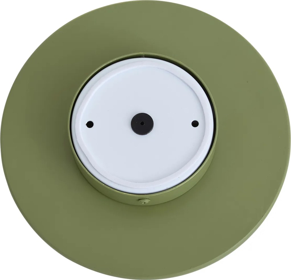 Retro fali lámpa zöld opálgömbbel 20 cm IP44 - Lila