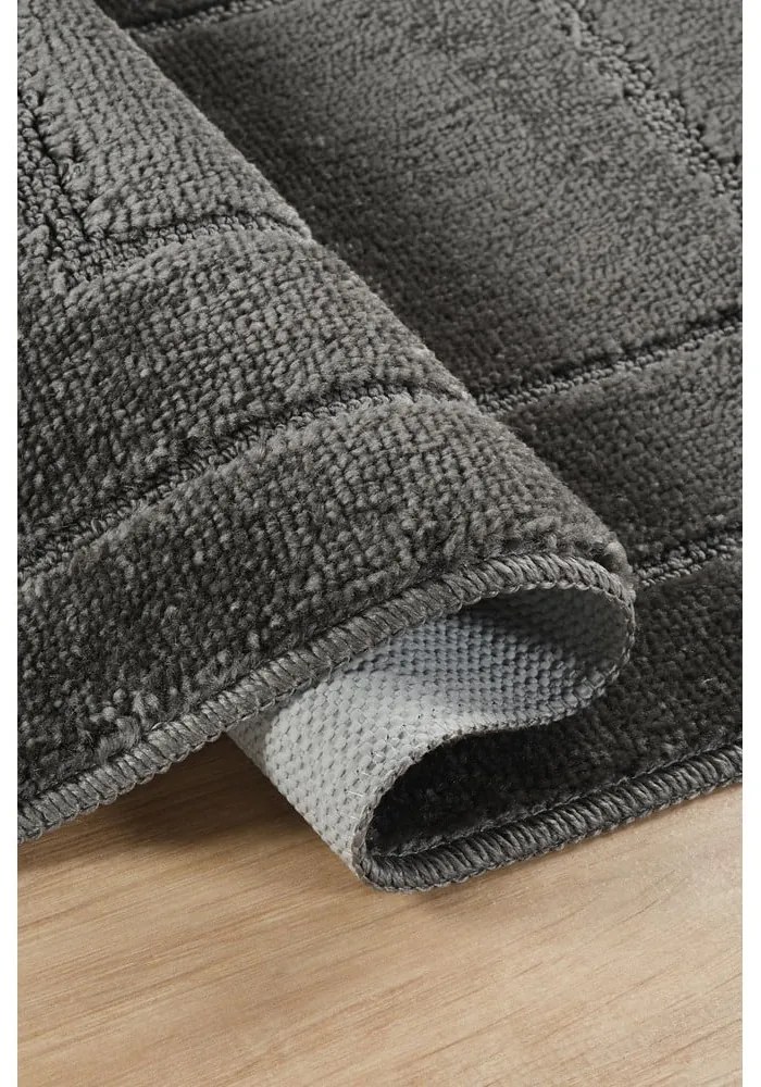Antracitszürke fürdőszobai kilépő szett 2 db-os 50x80 cm Cerceve – Foutastic