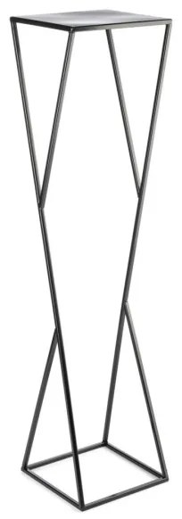 LOFT virágtartó állvány 100x23,5 cm fekete