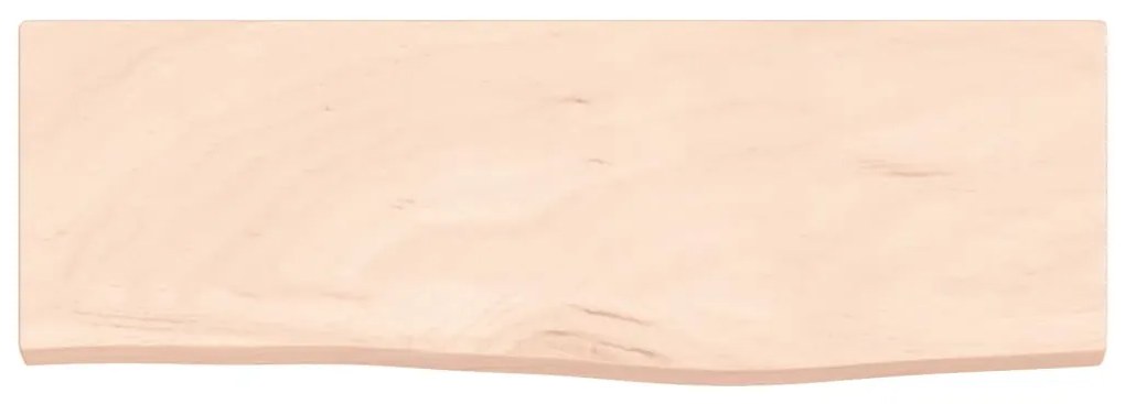 kezeletlen tömör tölgyfa fali polc 60x20x2 cm