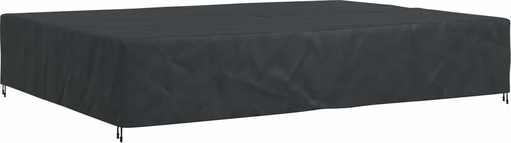 vidaXL Bútor takaró Egyszínű Fekete 350 x 260 x 90 cm 420D