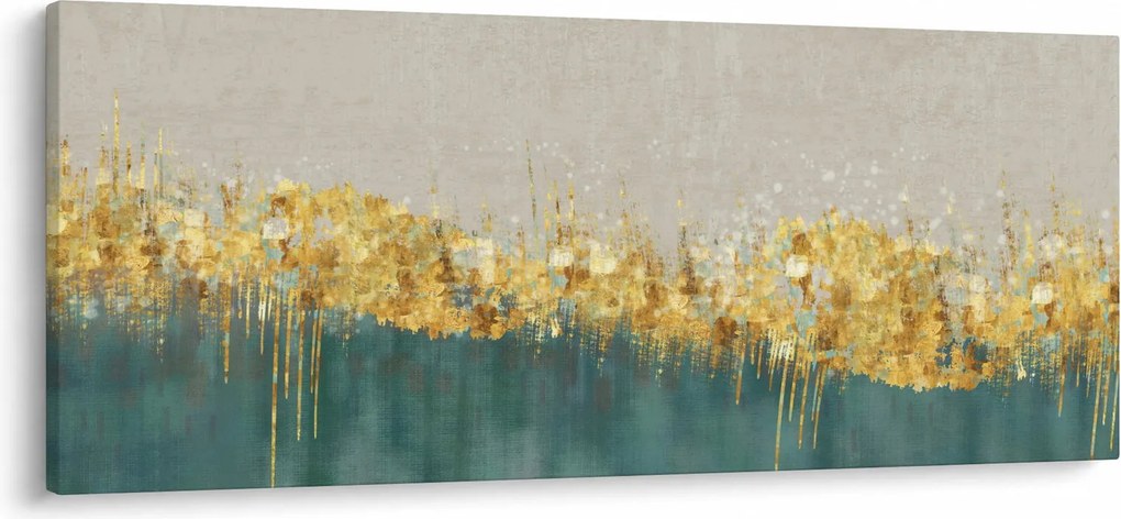 Kép - Textúra arany díszítéssel (120x50 cm)