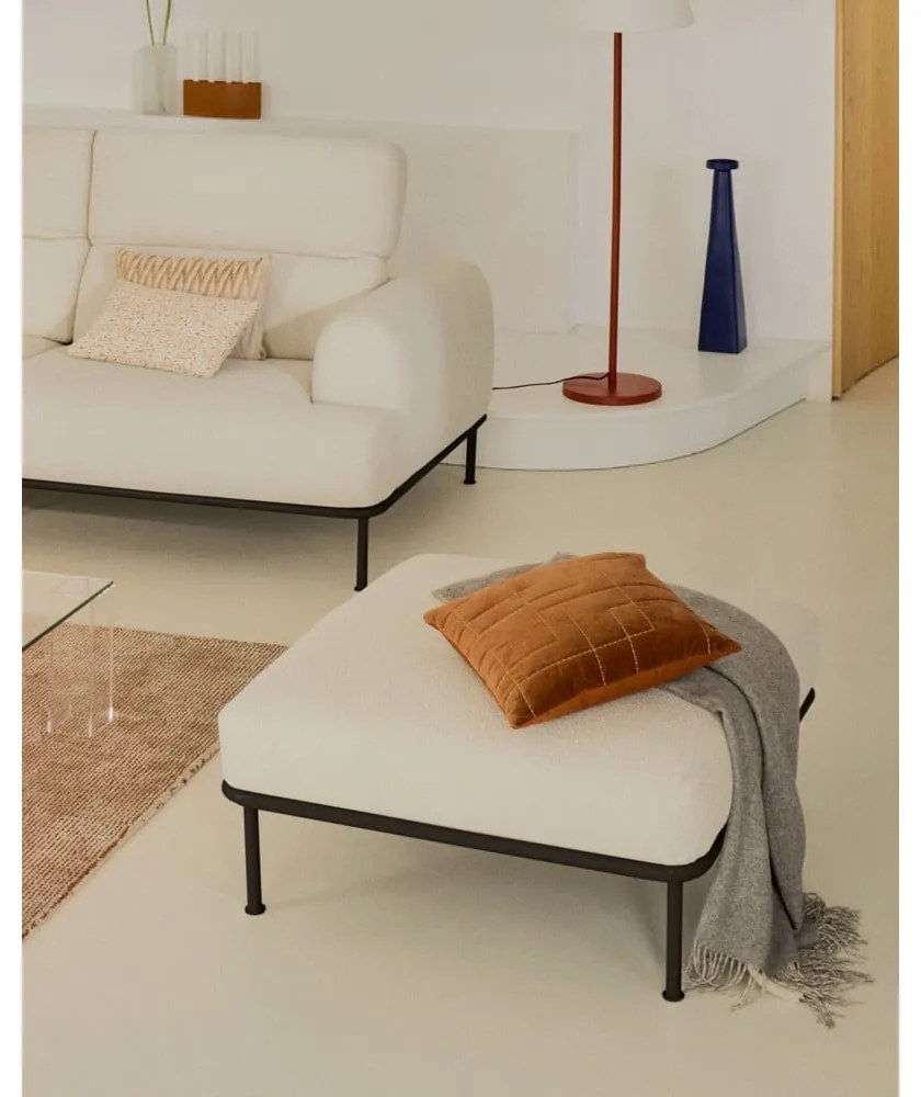 Bézs zsenília kanapé 234 cm Aurum – Kave Home