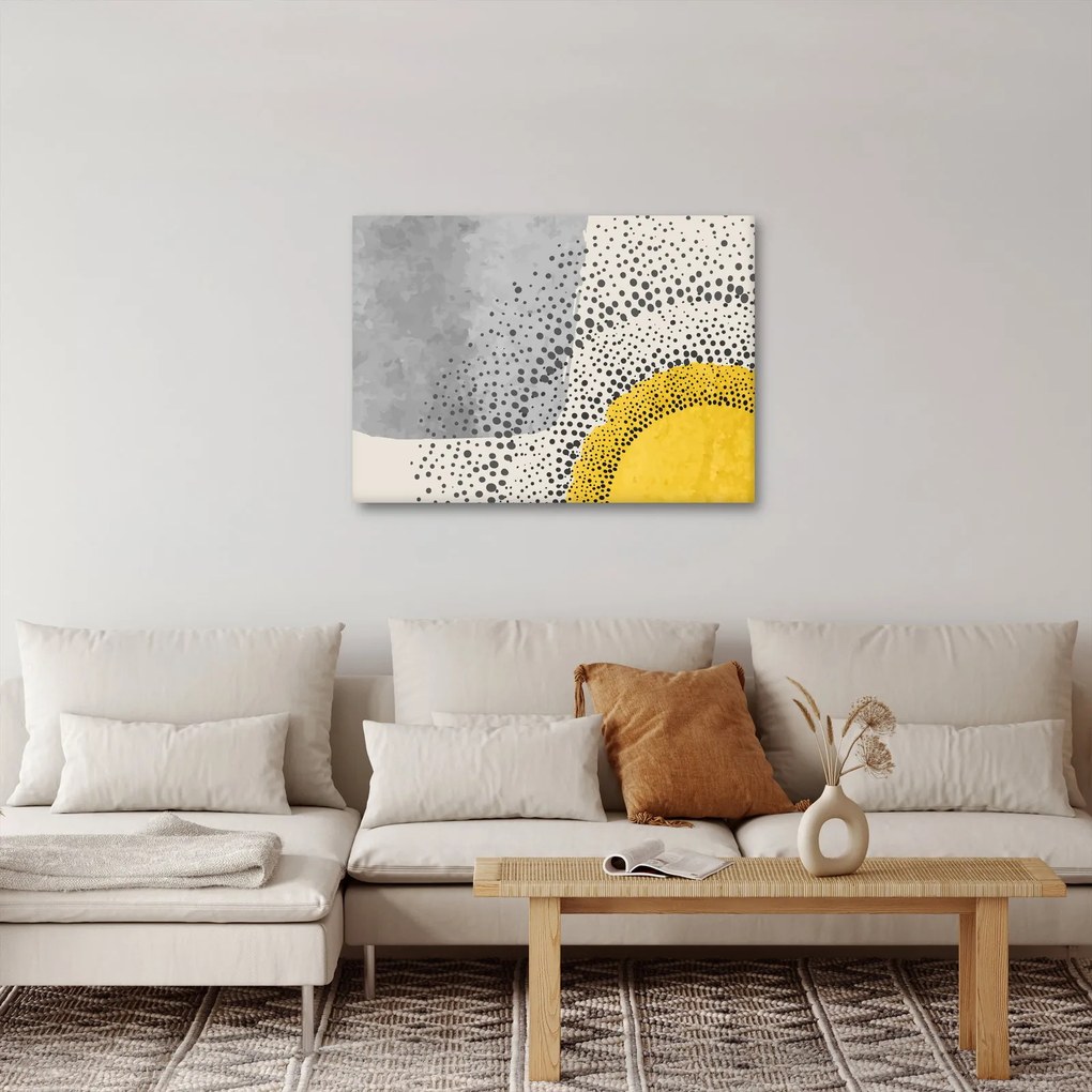 Kép - N⁰3 strand absztrakt festménye (70x50 cm)