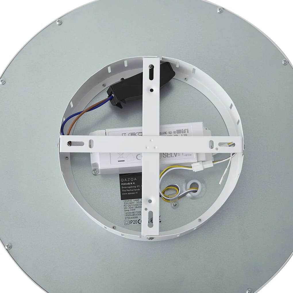 Okos LED panel fehér 40 cm LED Dim to Warm funkcióval és távirányítóval - Knob